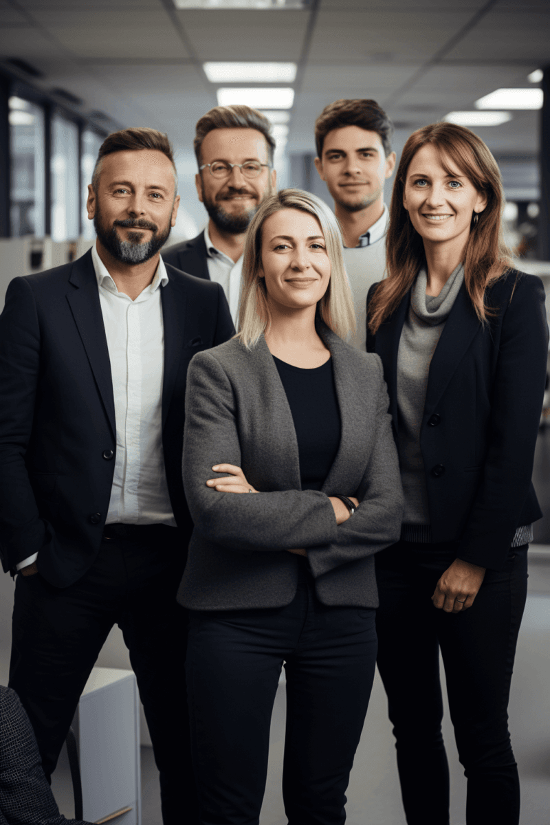 Team Foto 5 Mitglieder